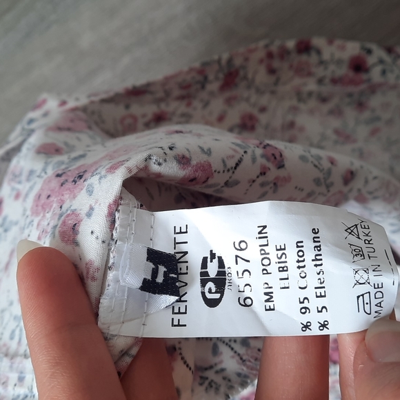 Vintage Pin Up Style Ditsy floral mini bustier corset dress - Picture 8 of 8